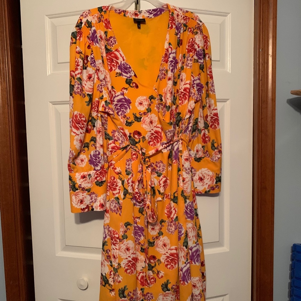 Who What Wear wrap plus size dress size 2X